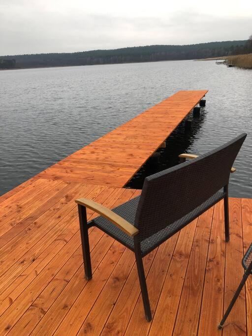 Haus Wilma Gruene Idylle Im Wald Direkt Am See Wendisch Rietz Kültér fotó